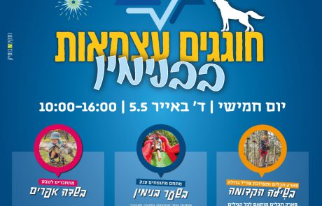 בנימין נערכת להפנינג עצמאות ענק