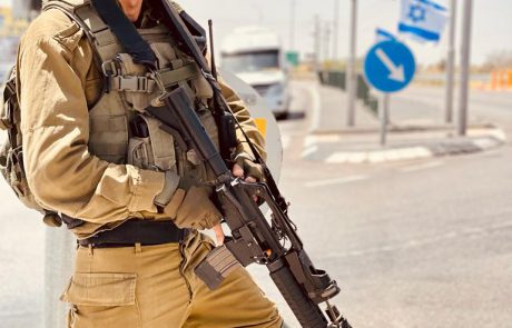 גדוד המילואים 9221 תלו דגלי ישראל בצמתים בבנימין